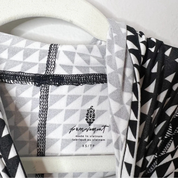 Free People Movement NWT Misty Morning Printed Layer in Transition Black Combo - Picture 7 of 9